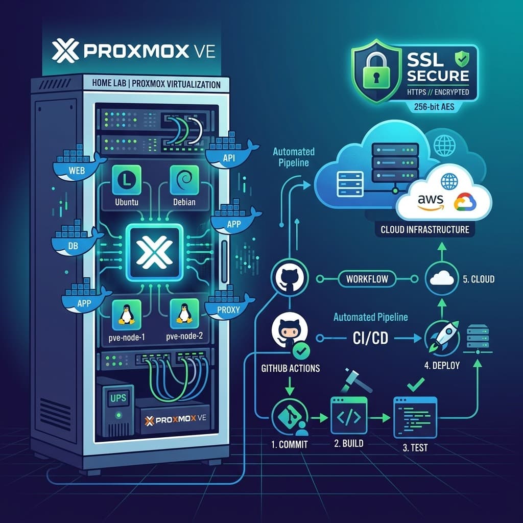 Home Server Infrastructure & CI/CD Pipeline