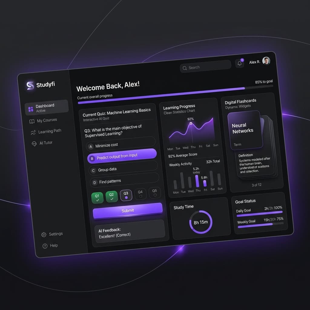 Studyfi (AI-Powered Learning Platform)